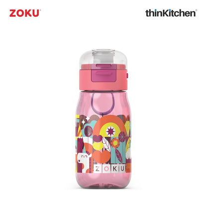 Zoku Flip Gulp Kids Bottle Pink
