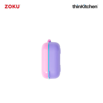 Combo Set of Zoku Bento Kids Lunch Box and Typhoon Pure Color-change Dinosaur Bottle