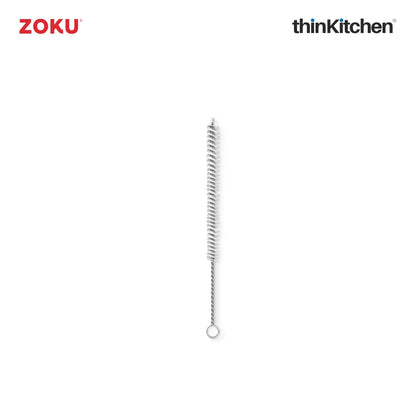 Zoku combo set of Kids Pocket Utensil Set (Shark) x Jumbo Pocket Straw (Teal)