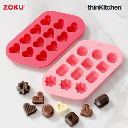 Zoku set/2 Chocolate Heart & Gem Mold