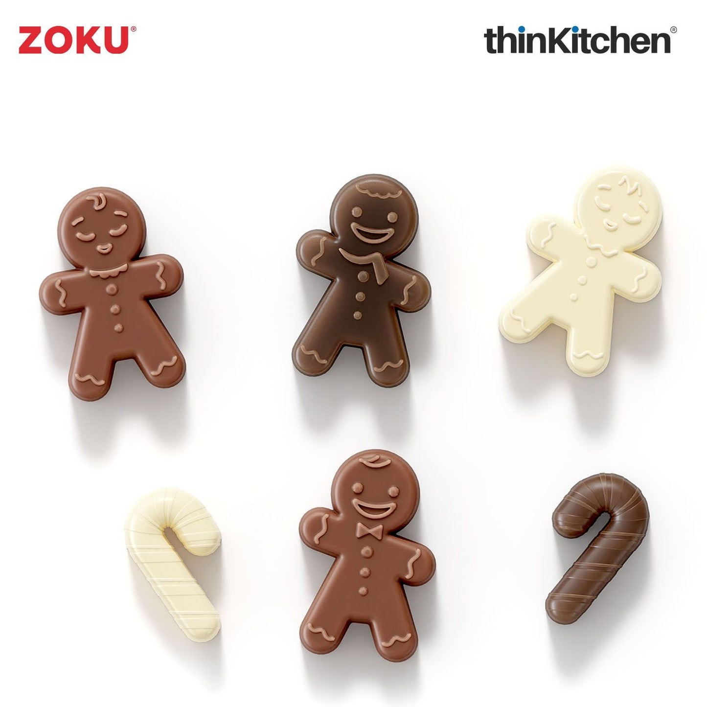 2 Holiday Chocolate Trays, Inst. Booklet