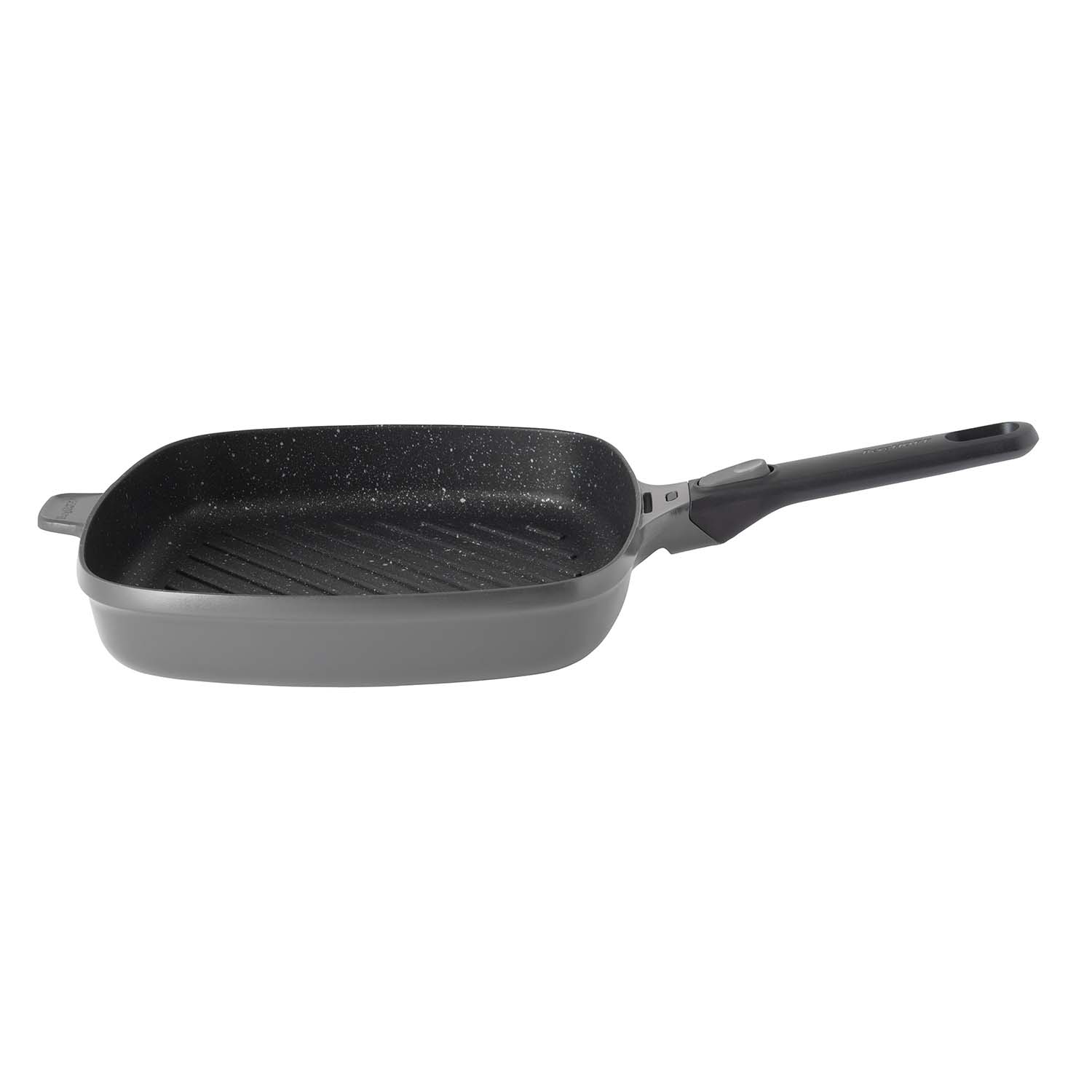 Berghoff Gem Square Grill Pan With Detachable Handle 28 Cm Grey - 2